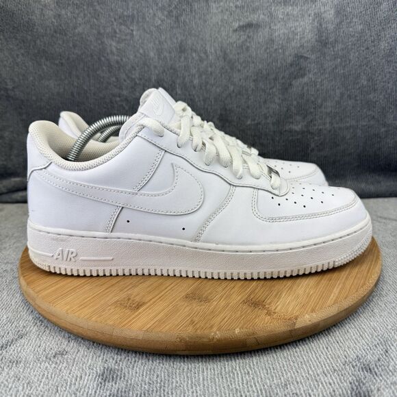 Nike Other - Nike Air Force 1 07 Shoe Mens Size 10.5 Triple White Basketball Street Sneakers